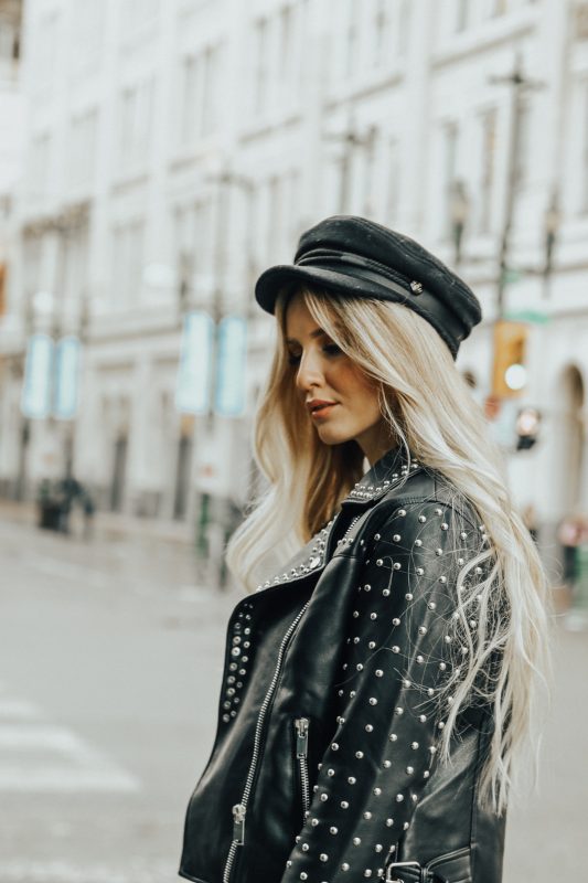 Outfit Mango Leather Jacket Asos Baker 